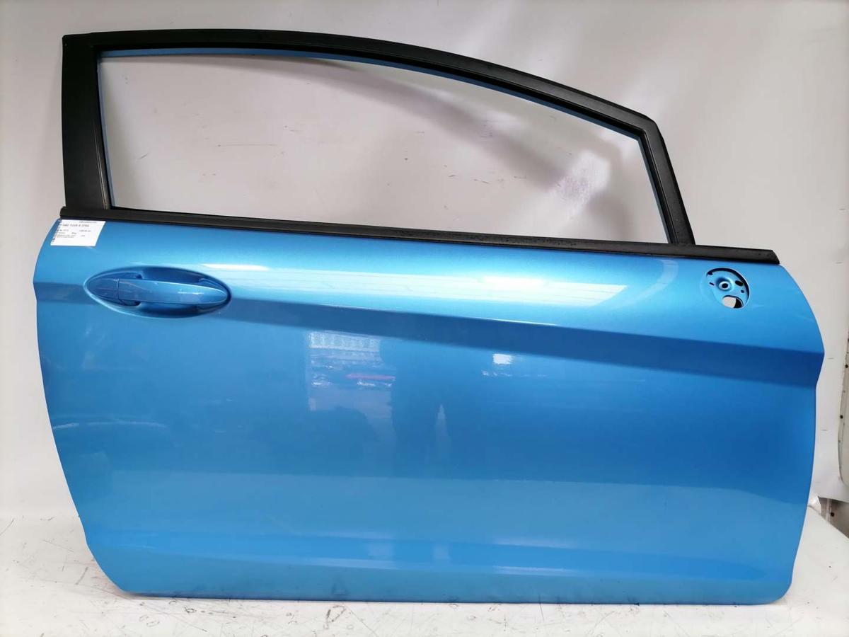 Ford Fiesta JA8 original Tür vorn rechts Vision Blau 3-Türer Bj.2010